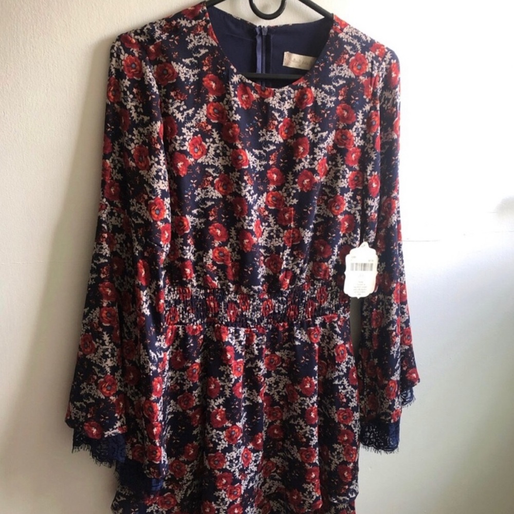 Altair's State Floral Longsleeve Dress